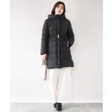 ベルト付きスムースタフタロングダウン/WEB限定サイズあり | OFUON | 詳細画像3 