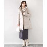 ベルト付きスムースタフタロングダウン/WEB限定サイズあり | OFUON | 詳細画像9 