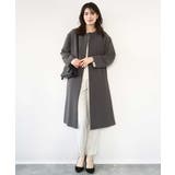 チャコール | ベーシックノーカラーコート/洗える/WEB限定 | OFUON