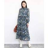 クラシックフラワープリント シフォンブラウス/洗える | MK MICHEL KLEIN | 詳細画像10