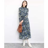 クラシックフラワープリント シフォンブラウス/洗える | MK MICHEL KLEIN | 詳細画像11