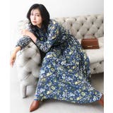 クラシックフラワープリント シフォンブラウス/洗える | MK MICHEL KLEIN | 詳細画像15