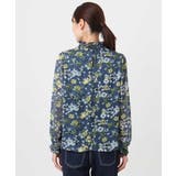 クラシックフラワープリント シフォンブラウス/洗える | MK MICHEL KLEIN | 詳細画像19