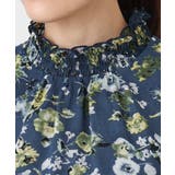 クラシックフラワープリント シフォンブラウス/洗える | MK MICHEL KLEIN | 詳細画像20