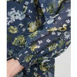 クラシックフラワープリント シフォンブラウス/洗える | MK MICHEL KLEIN | 詳細画像22