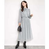 チェック柄ボウタイシフォンブラウス/洗える | MK MICHEL KLEIN | 詳細画像23