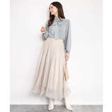 チェック柄ボウタイシフォンブラウス/洗える | MK MICHEL KLEIN | 詳細画像26