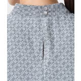 チェック柄ボウタイシフォンブラウス/洗える | MK MICHEL KLEIN | 詳細画像32