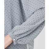 チェック柄ボウタイシフォンブラウス/洗える | MK MICHEL KLEIN | 詳細画像33