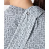 チェック柄ボウタイシフォンブラウス/洗える | MK MICHEL KLEIN | 詳細画像38