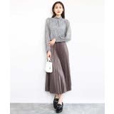 ツイード調チェックプリント シフォンブラウス/洗える | MK MICHEL KLEIN | 詳細画像10