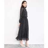 ツイード調チェックプリント シフォンブラウス/洗える | MK MICHEL KLEIN | 詳細画像5