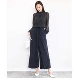 ツイード調チェックプリント シフォンブラウス/洗える | MK MICHEL KLEIN | 詳細画像6