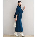 エンボス加工ペプラムブラウス/洗える | MK MICHEL KLEIN | 詳細画像12