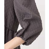 エンボス加工ペプラムブラウス/洗える | MK MICHEL KLEIN | 詳細画像18