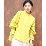 マスタード | コットンレースブラウス/洗える | MK MICHEL KLEIN