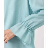 フリルネックディティールブラウス/洗える | MK MICHEL KLEIN | 詳細画像19