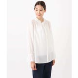 フリルネックディティールブラウス/洗える | MK MICHEL KLEIN | 詳細画像23