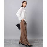 フリルネックディティールブラウス/洗える | MK MICHEL KLEIN | 詳細画像5