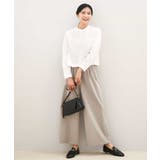 フロントフリルデザインブラウス/洗える | MK MICHEL KLEIN | 詳細画像14 