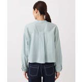 フロントフリルデザインブラウス/洗える | MK MICHEL KLEIN | 詳細画像18 