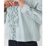 フロントフリルデザインブラウス/洗える | MK MICHEL KLEIN | 詳細画像22 