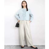 フロントフリルデザインブラウス/洗える | MK MICHEL KLEIN | 詳細画像9 