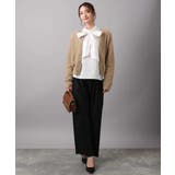 ボウタイ付きスタンドネックコットンブラウス/洗える | MK MICHEL KLEIN | 詳細画像15