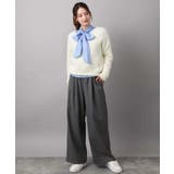 ボウタイ付きスタンドネックコットンブラウス/洗える | MK MICHEL KLEIN | 詳細画像23