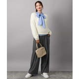 ボウタイ付きスタンドネックコットンブラウス/洗える | MK MICHEL KLEIN | 詳細画像24