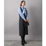 ボウタイ付きスタンドネックコットンブラウス/洗える | MK MICHEL KLEIN | 詳細画像26