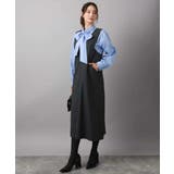 ボウタイ付きスタンドネックコットンブラウス/洗える | MK MICHEL KLEIN | 詳細画像27