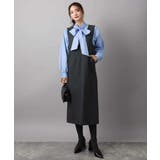 ボウタイ付きスタンドネックコットンブラウス/洗える | MK MICHEL KLEIN | 詳細画像28