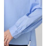 ボウタイ付きスタンドネックコットンブラウス/洗える | MK MICHEL KLEIN | 詳細画像36