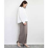 ボウタイ付きスタンドネックコットンブラウス/洗える | MK MICHEL KLEIN | 詳細画像4