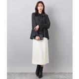 パウダーサテン ボウタイブラウス/洗える | MK MICHEL KLEIN | 詳細画像15