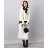 パウダーサテン ボウタイブラウス/洗える | MK MICHEL KLEIN | 詳細画像19