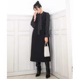 パウダーサテン ボウタイブラウス/洗える | MK MICHEL KLEIN | 詳細画像27