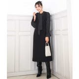 パウダーサテン ボウタイブラウス/洗える | MK MICHEL KLEIN | 詳細画像28