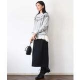 パウダーサテン ボウタイブラウス/洗える | MK MICHEL KLEIN | 詳細画像31