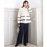 パウダーサテン ボウタイブラウス/洗える | MK MICHEL KLEIN | 詳細画像33