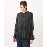 パウダーサテン ボウタイブラウス/洗える | MK MICHEL KLEIN | 詳細画像37