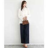 パウダーサテン ボウタイブラウス/洗える | MK MICHEL KLEIN | 詳細画像4