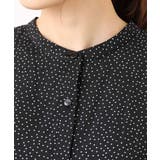 パウダーサテン ボウタイブラウス/洗える | MK MICHEL KLEIN | 詳細画像40