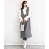 パウダーサテン ボウタイブラウス/洗える | MK MICHEL KLEIN | 詳細画像7