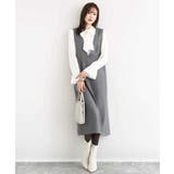 パウダーサテン ボウタイブラウス/洗える | MK MICHEL KLEIN | 詳細画像8