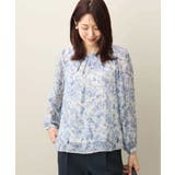 花柄シフォンブラウス/洗える | MK MICHEL KLEIN | 詳細画像10