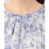 花柄シフォンブラウス/洗える | MK MICHEL KLEIN | 詳細画像23