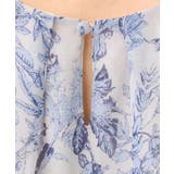 花柄シフォンブラウス/洗える | MK MICHEL KLEIN | 詳細画像24