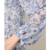 花柄シフォンブラウス/洗える | MK MICHEL KLEIN | 詳細画像25